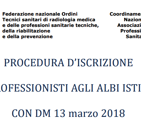 Chiarimento Ufficiale per tutti i Professionisti chiamati ad iscriversi all’Ordine TSRM e PSTRP