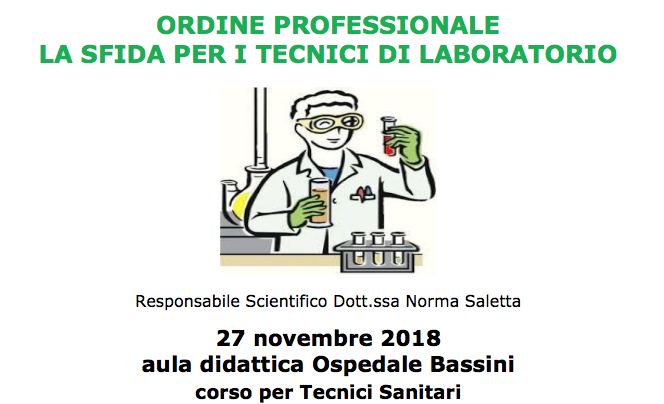 Ordine Professionale: La sfida per i Tecnici di Laboratorio