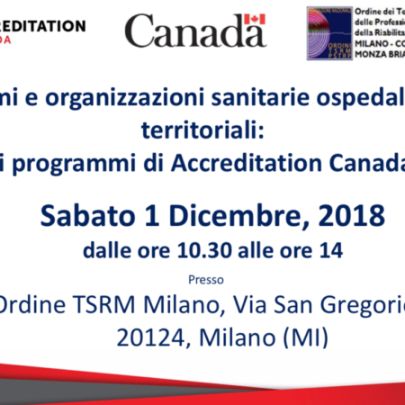 Materiale didattico dell’Evento Accreditation Canada