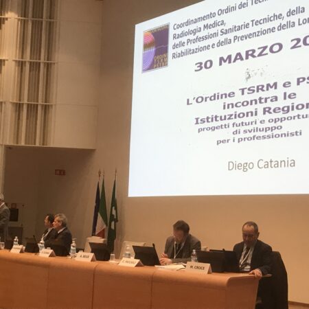 Discorso di apertura del Presidente dell’Ordine dei Tecnici Sanitari di Radiologia Medica e delle Professioni Sanitarie Tecniche, della Riabilitazione e della Prevenzione Milano, Como, Lecco, Lodi, MonzaBrianza e Sondrio.