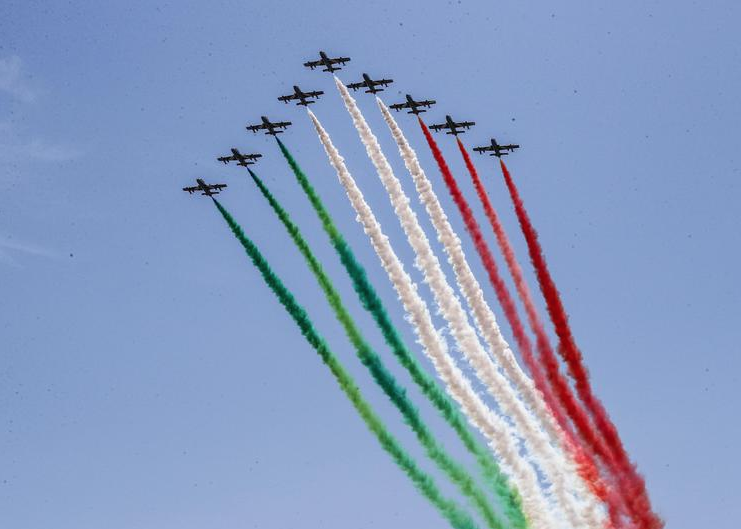 La parata per il 73/o anniversario della Repubblica italiana ai Fori Imperiali – Roma