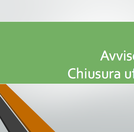 Chiusura degli uffici