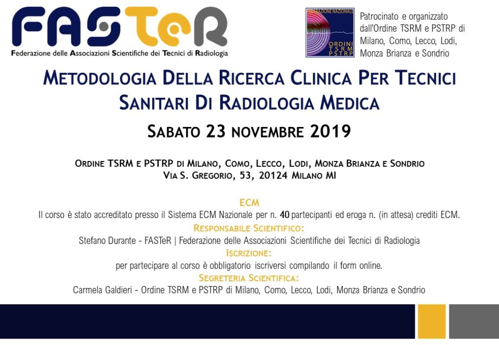 Metodologia Della Ricerca Clinica Per Tecnici Sanitari Di Radiologia Medica