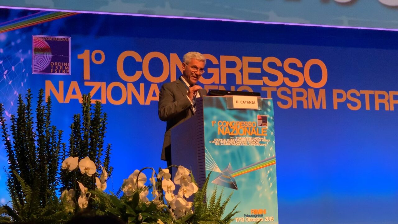 Discorso del Presidente Diego Catania al 1° Congresso Nazionale FNO TSRM PSTRP – Rimini 11-10-2019