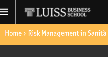 Luiss Master in Risk Management