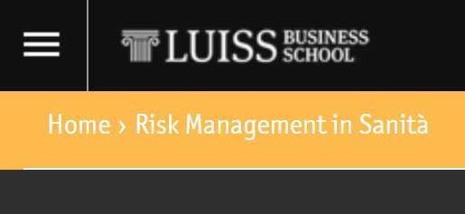 Luiss Master in Risk Management