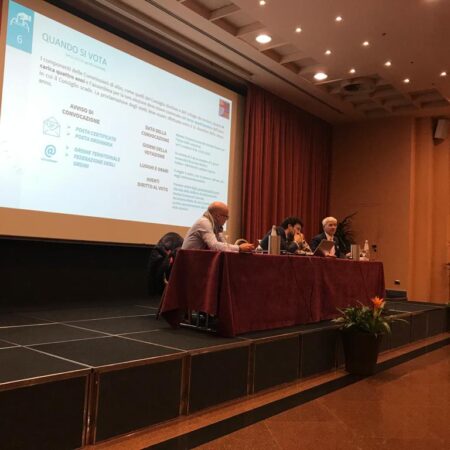 Presentazione elezioni Commissioni d’albo durante l’Assemblea degli iscritti del 30 ottobre 2019