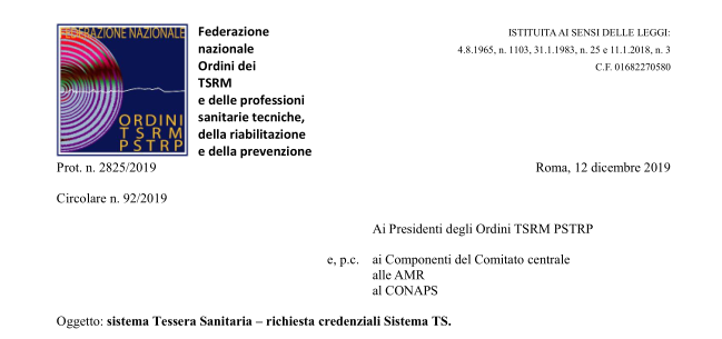 Sistema Tessera Sanitaria, obbligo invio dati per i possessori di partita IVA