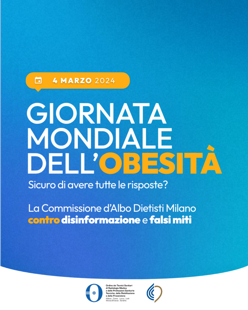 Giornata mondiale dell’Obesità – Intervista alla Dott.ssa Amalia Bruno, Dietista iscritta all’Albo di Milano, Como, Lecco, Lodi, Monza Brianza e Sondrio