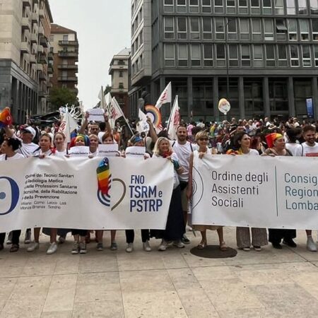 A Milano la salute è arcobaleno: le Professioni Sanitarie e Sociosanitarie insieme per il Pride sabato 28 giugno 2025
